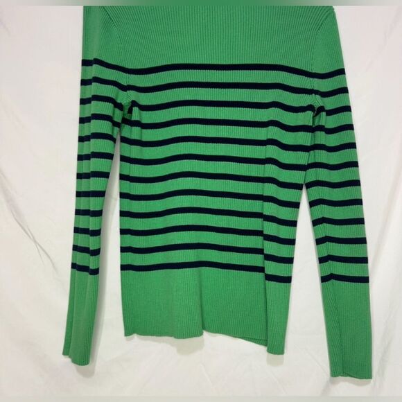 Green and Blue Striped Ralph Lauren Sweater Size L - Picture 6 of 6